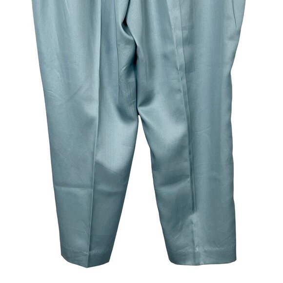 Croft & Barrow Womens Tapered Mid Rise Pants Size 18 Zapata Blue Relaxed Fit NWT - Picture 15 of 16